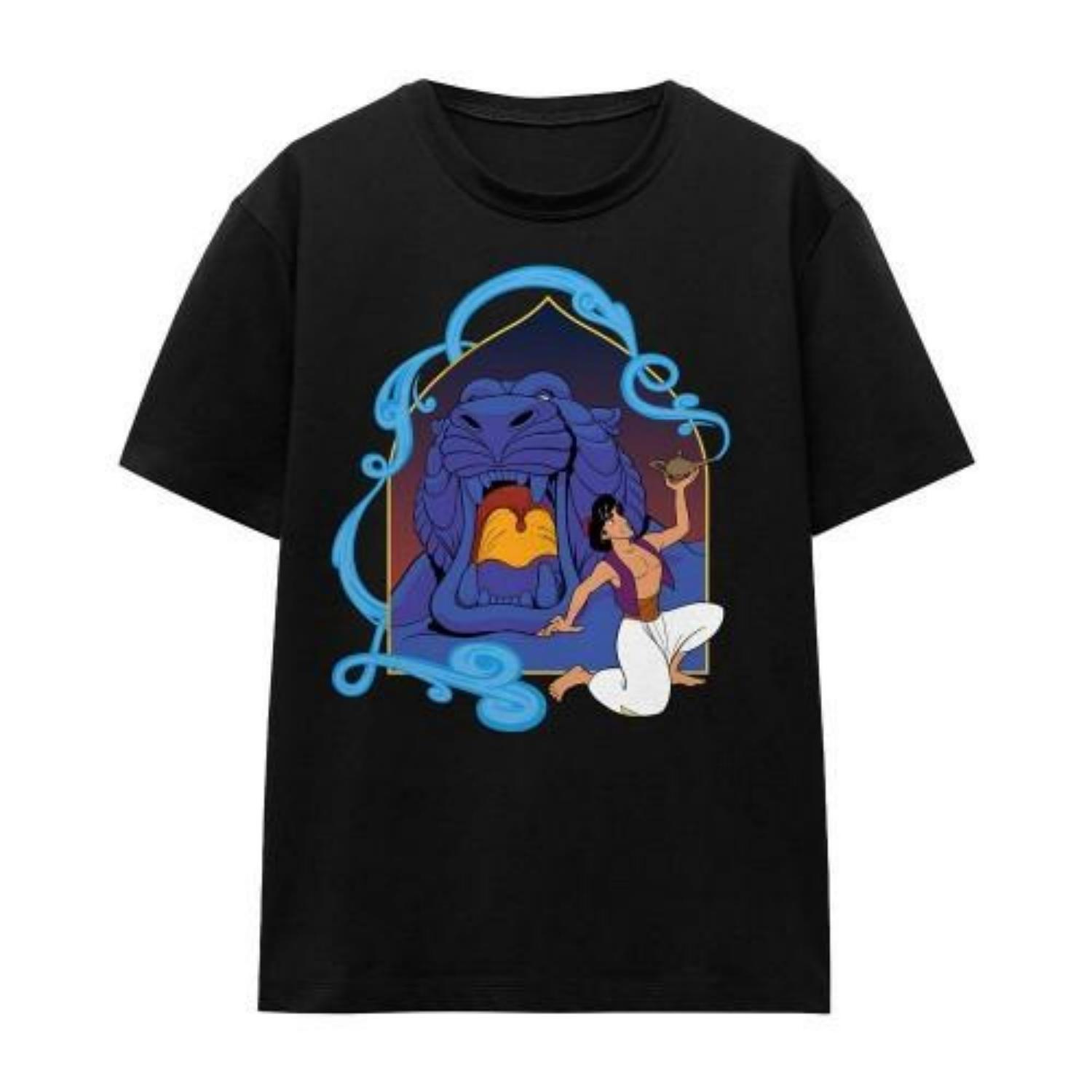 aladdin Unisex Adult The Magic Lamp At The Cave Of Wonders T-Shirt S разноцветный