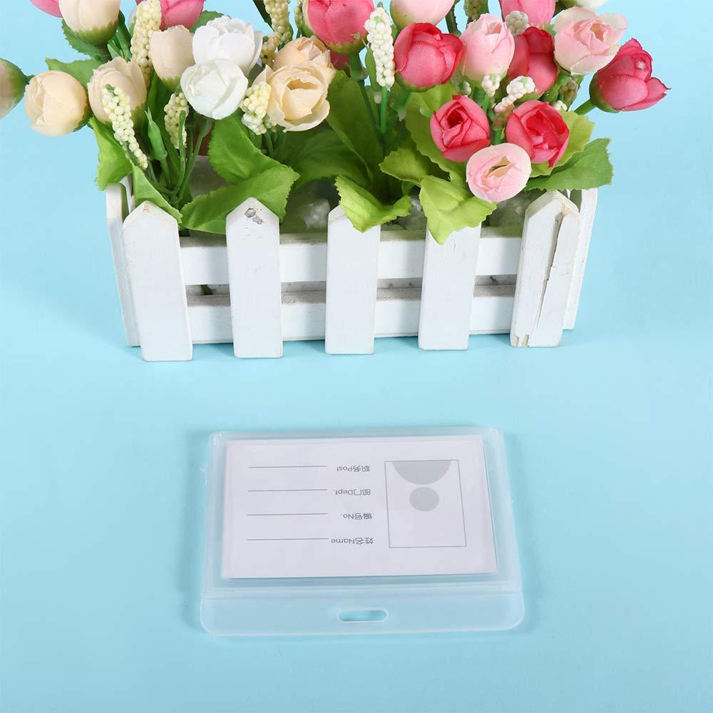 Key Holder Plastic Card Sleeve Badge Holder Name Card Cover Bank Card Holder ID Card Holder