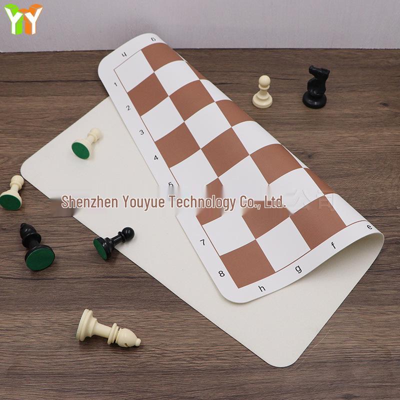 Portable PU Chess and Checkers Foldable Board