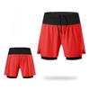 Men's Trail Speed Shorts Summer Quick-dry Lined Anti-exposure Double-layer Outdoor Marathon Running Short Pants with Pockets