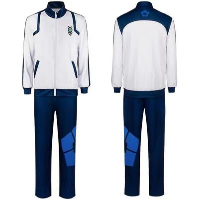 Anime Blue Lock Cosplay Costume Sportswear  Isagi Yoichi Football Jersey Uniform High School Outfit