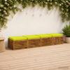 4 piece seat cushion set SOEST 4 pcs 100percent  polyester light green