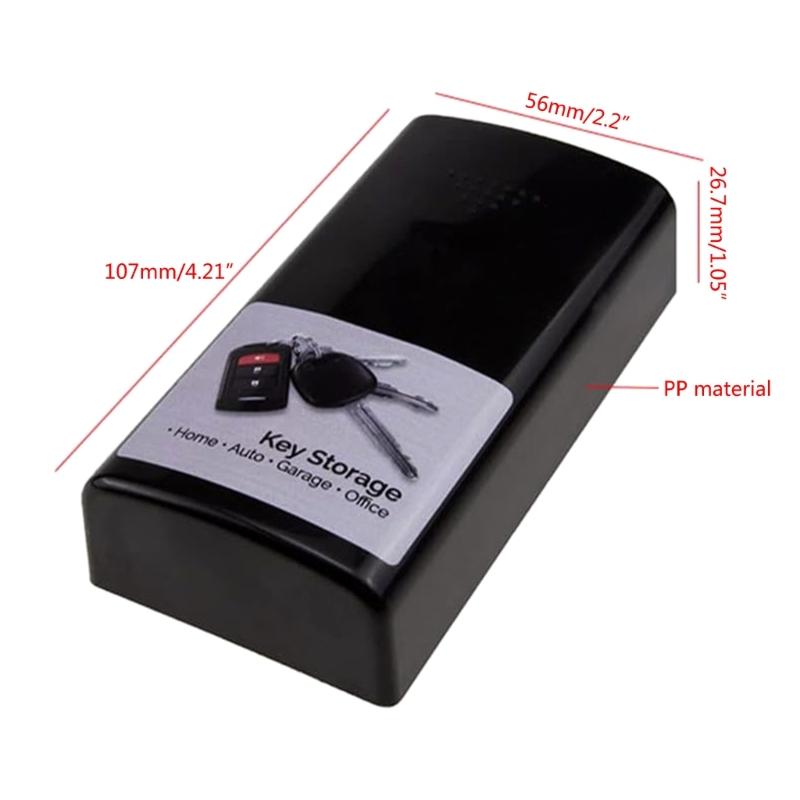 Keys Hider Holder Outside Secret Keys Case PP Material Keys Hider Case Magnetic Car Keys Holder Box for Home and Office