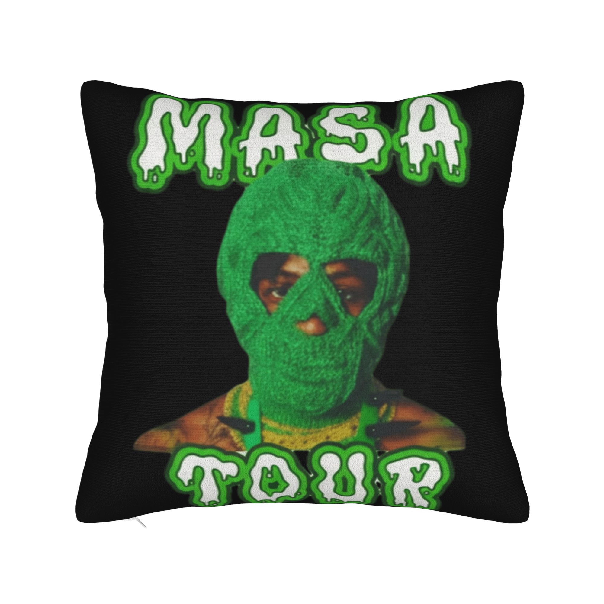 Decorative Pillowcase Rapper Young Boy Never Broke Again MASA Tour 2025 Car  Throw Pillow Case Cover Zipper Multiple Sizes 12x12Inch