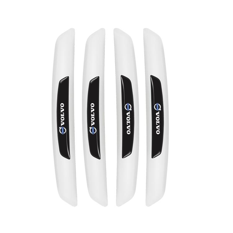 

4Pcs Rubber Anti Collision Strip Car Door Rearview Mirror Protector Stickers For Volvo XC90 V90 V60 XC60 V40 S80 S60 S90 C40 XC4