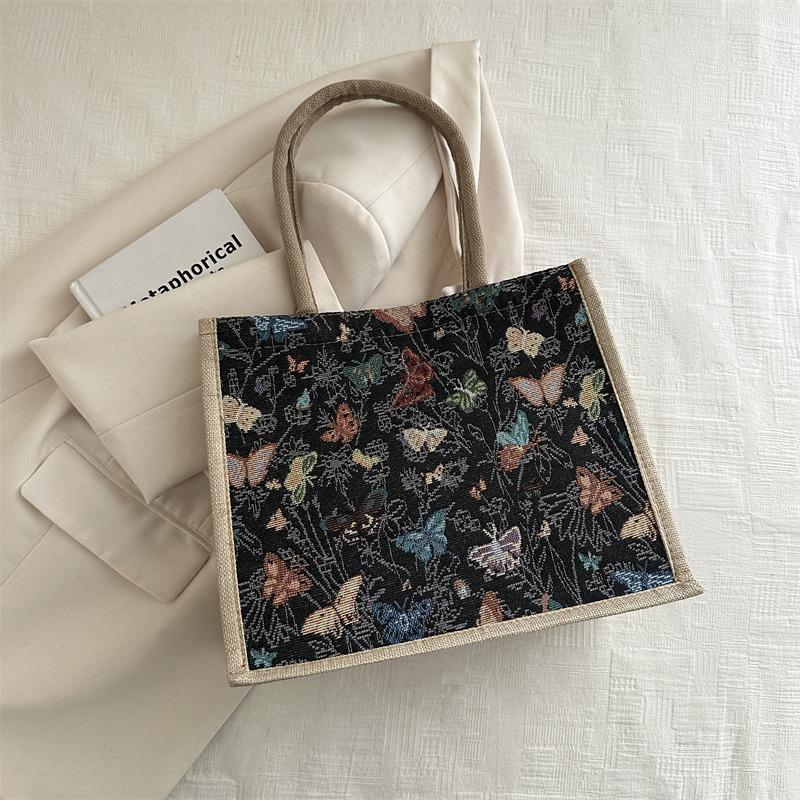 Vintage Handbag Personality Texture Commuter Bag Simple Small Fresh Class Tutoring Handbag for Women