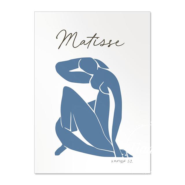 Vintage Abstract Matisse Line Figure Minimalist Europe Canvas Painting Posters Prints Wall Art Pictures Living Room Home Decor No Frame