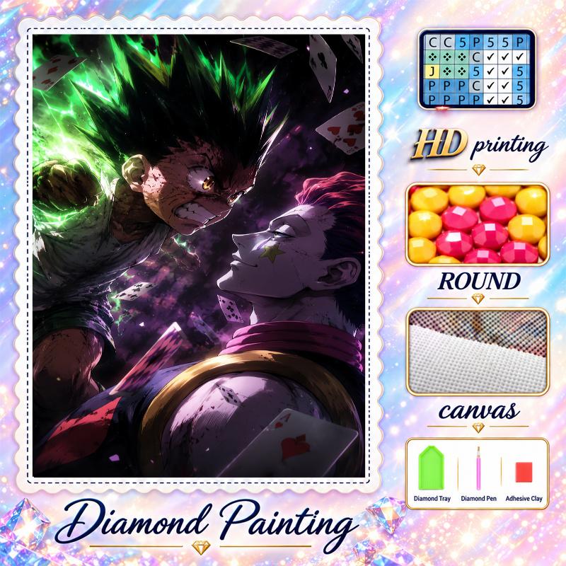 Hunter Hunter Diamond Painting Kit 5D Full Drill DIY Diamond Mosaic Wall Art Home Decor