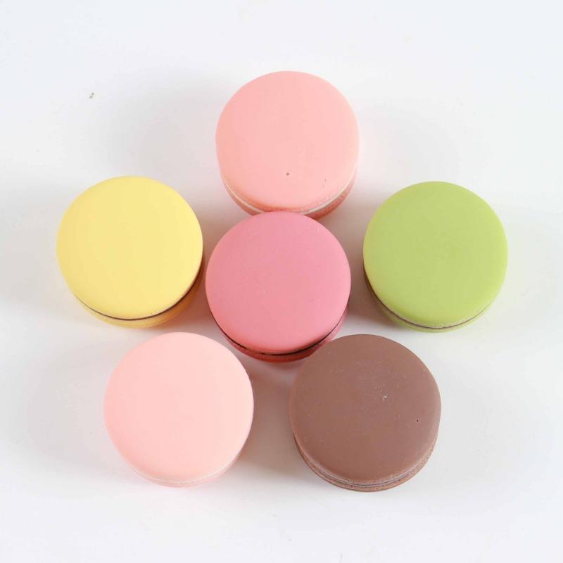 

Macaron Resin Multi-color Food Theme Pretend Play DIY Handmade Materials 5pcs разноцветный