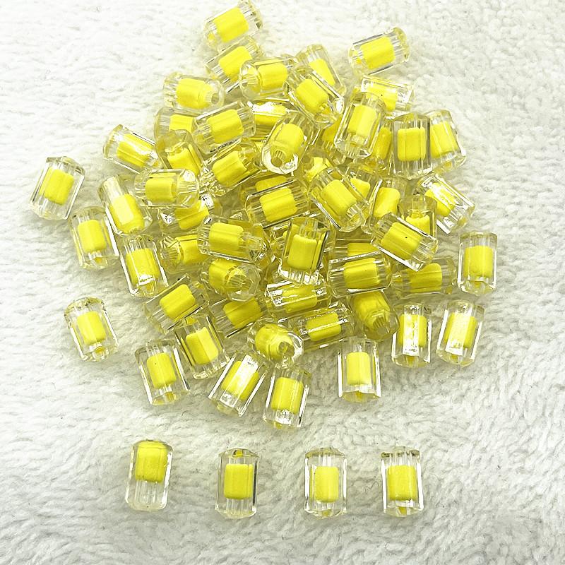 30pcs 12x7mm Matte/Transparency/AB Colour Acrylic Cylinder Beads Loose Spacer Beads for Jewelry Making DIY Bracelets Accessories