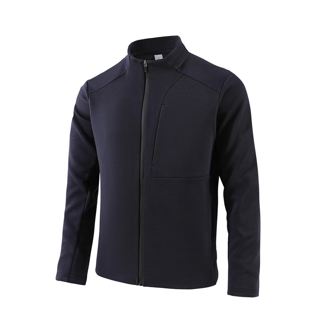 Cardigan cu guler înalt pentru bărbați, hanorac, stil nou toamnă-iarnă, casual de afaceri, jachetă cu fermoar, jachetă sport pentru exterior