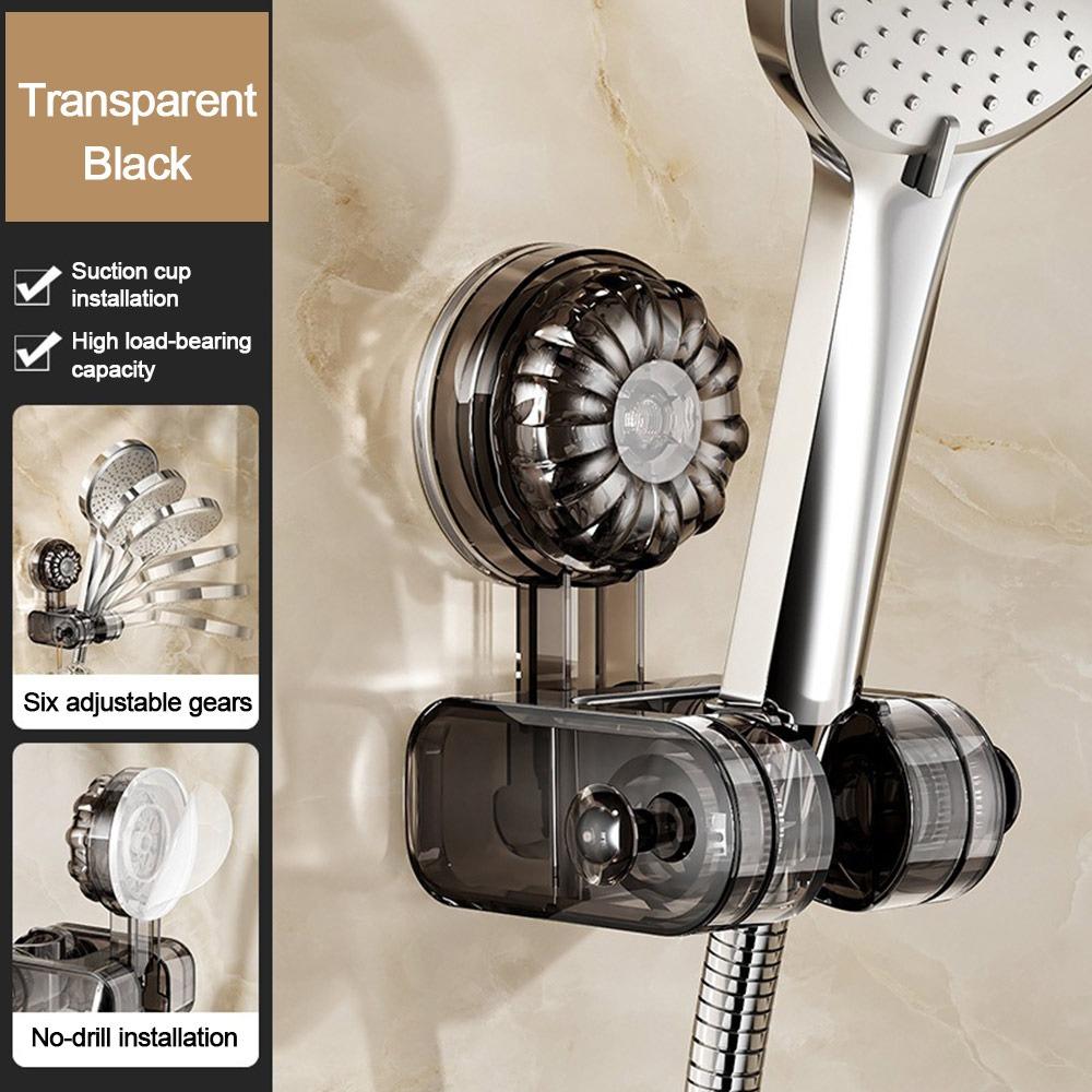 Adjustable Shower Head Holder Suction Cup Wall Mounted Handheld Sprayer Support Sprayer Fixed Base Bathroom Accessories