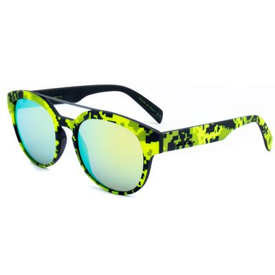Okulary ITALIA INDEPENDENT 0900-PIX-063. Okulary Przeciwsłoneczne, Kolor Żółty. Unisex.