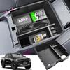 Organizzatore SestoSmoy per Console Centrale per Accessori Ford Ranger 2024 2025 2026 Scatola Portaoggetti per Bracciolo (Versione con Freno di Stazionamento Elettrico)