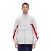 Li Ning Sports Fashion Series Embroidered Logo Color Block Jacket Men Jacket Gray AJDR231-4