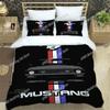 Mustang Car Logo Comfortable Duvet Quilt Cover Pillowcase Bedding Set Children Bedroom Decoration Home Textile