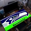 Seahawks Mouse Pad, Large Gaming Desk Mat, Non-slip XXL Mousepad for Laptop & Tablet, Mini PC Playmat with Stitched Edges