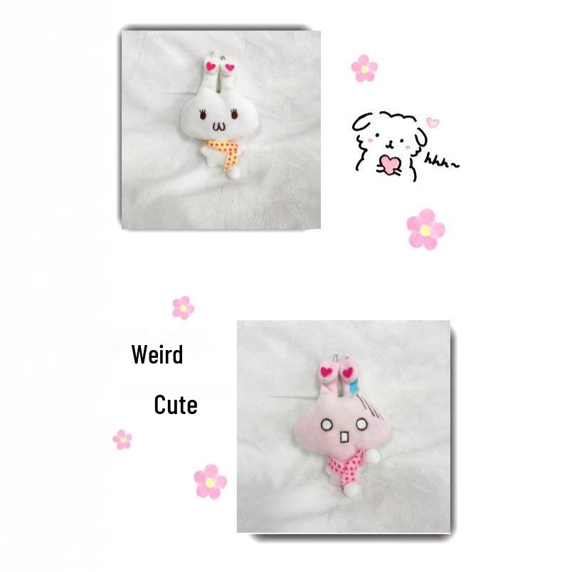 New Style Cute Rabbit Plush Keychain & Schoolbag Pendant Toy
