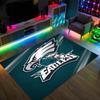 Tappeto in Cristallo Velluto Design Philadelphia Eagles Accogliente Non?Tappeto Stampato Antiscivolo per Camera da Letto Soggiorno Ingresso