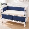 Upholstered Wall Panels 4Pcs/Set Soft Padding Spaces, Stair Railing Edge Protector for Bedroom Balcony & Indoor Guard Railings, Easy to Install