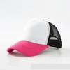 Custom Hat with Logo Printing Polyester Mesh Trucker Hat Adjustable Dad DIY Logo Baseball Cap for Men Women