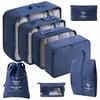 8-Piece Travel Clothing Storage Bag Set