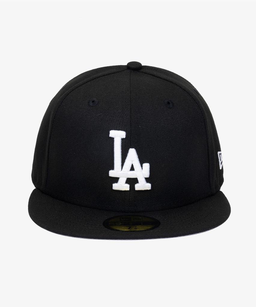New Era Mlb La Dodgers Basic Fitted Cap Black/White