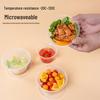 Durable Plastic Round Bowls with Lids