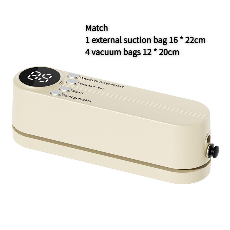 2025 Mini Wireless Vacuum Sealing Machine USB Home Fully Automatic Portable Food Packaging Plastic Sealing Machine