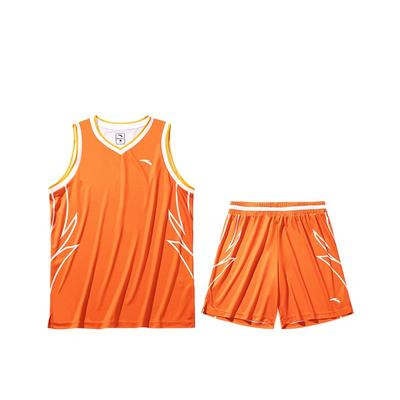 Anta Basketball Collection Basketball Suit Men's Fiery Orange/Fiery Orange/Pure White 152431212-6