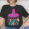 Fiesta Squad Cinco De Mayo Graphic Printing T Shirt Men Women 100 Cotton Tee Shirt Clothing