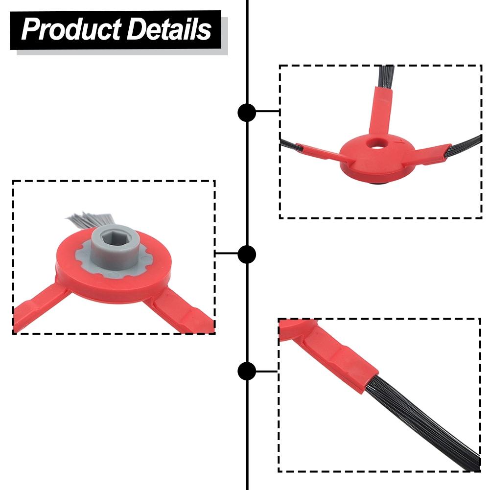 Side Brushes 4 Pcs / Set Accessories Easily Replaced