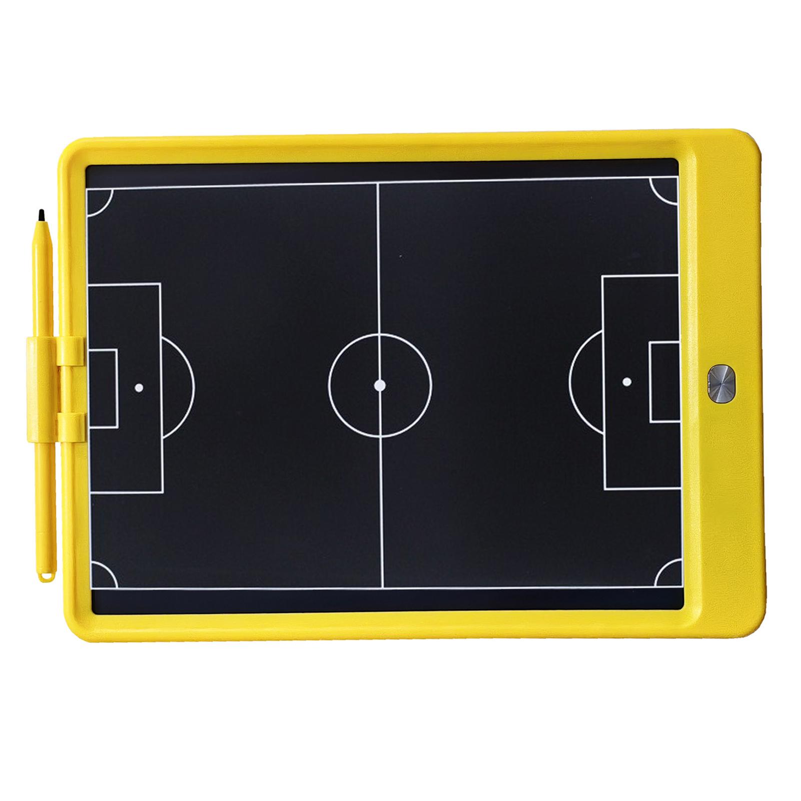 

Электронная футбольная тренерская доска, стратегическая тактическая маркерная доска с гибким ЖК-экраном и стилусом жёлтый