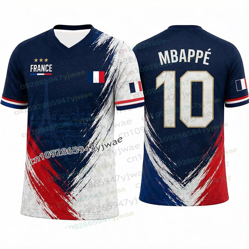 Soccer Tshirt for Men Women France Special Youth Football Jersey Summer Kids Sets Competition Training Tshirt