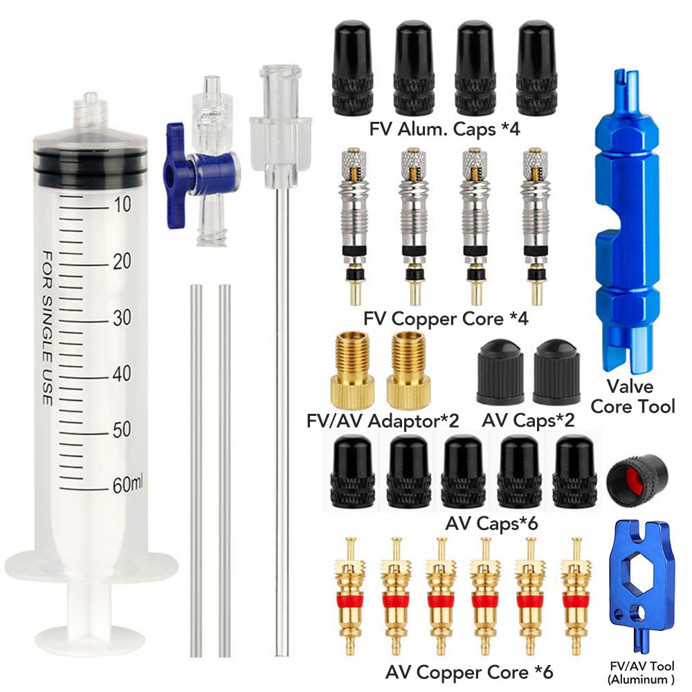 Bicycle Oil Bleed Tubeless Tire Injection Tool MTB Sealant Injector for Cycling Maintenance Liquid Injection Accessories