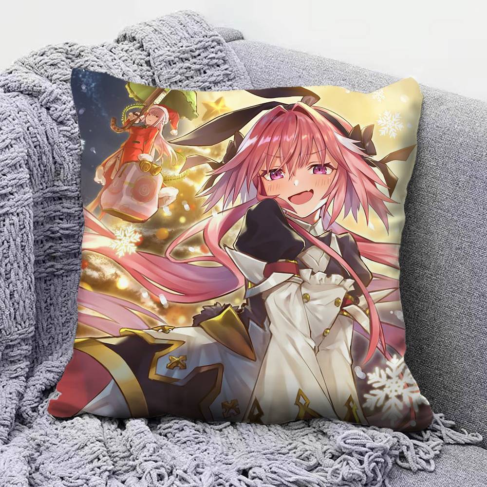 Astolfo Fate Apocryph FGO Pillow Covers Home Sofa Cushion Covers and Aecorative Custom