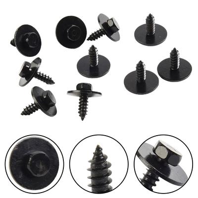 Hex Head Screw Car Truck 07147129160 10PCS ABS Exterior Accessories For BMW E46 E60 E90 Replace Install Brand New