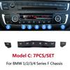 Dashboard Air Conditioning Ventilation Adjust CD Player Control AC Button Repair Kit For BMW F20 F21 F22 F30 F35 F34 F36