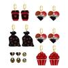 Unique Dripping Glue Earring Mold Valentine’s Day Resin Earrings Molds Customizable Silicone Mould for DIY Lovers