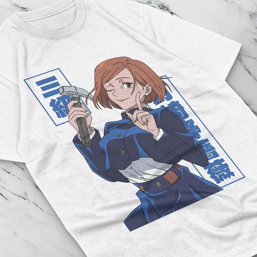 Jujutsu Kaisen Anime Kugisaki Nobara Printed Tshirt Unisexs And Womens Tshirt Unisexs Top Sports Tshirt 2026 Summer New Tee