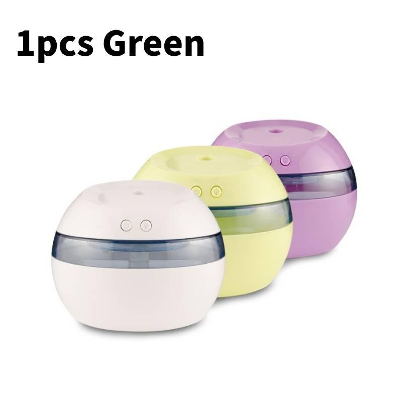 

Ультразвуковой увлажнитель воздуха со светодиодной подсветкой, электрический аромадиффузор, товары для дома зелёный