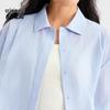 Benlai Women's 2026 Spring Easy Care Short Sleeve Lapel Shirt