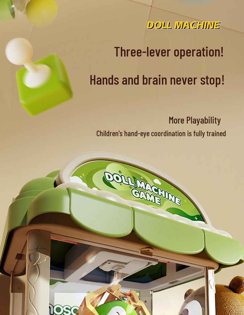 2025 Large Coin-Operated Claw Machine Toy for Kids - Perfect Birthday Gift for Boys & Girls