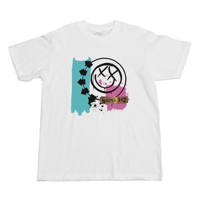 Spring and Autumn Pure Cotton Unisexs and Womens Base Shirts Blink182 Band Rock Shortsleeved Tshirts