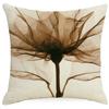 Nordic Pillow Autumn Series Leaves, Flowers and Bird Sofa Cushion Pillow Case Home Sofa High-end Decoration