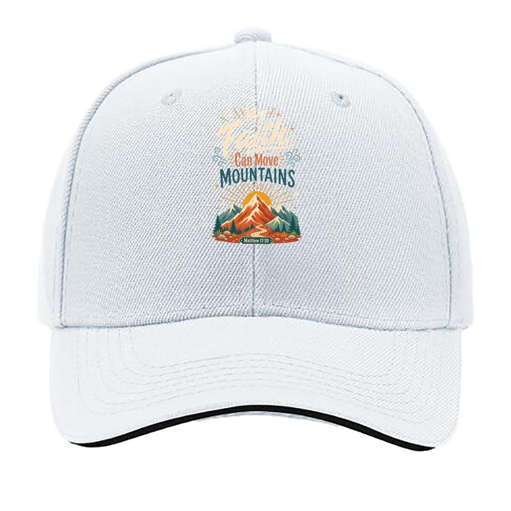 Faith Peaks Scripture Inspiration Le Hip Hop Hat Fashion Outdoor Sports Sandwich Baseball Cap