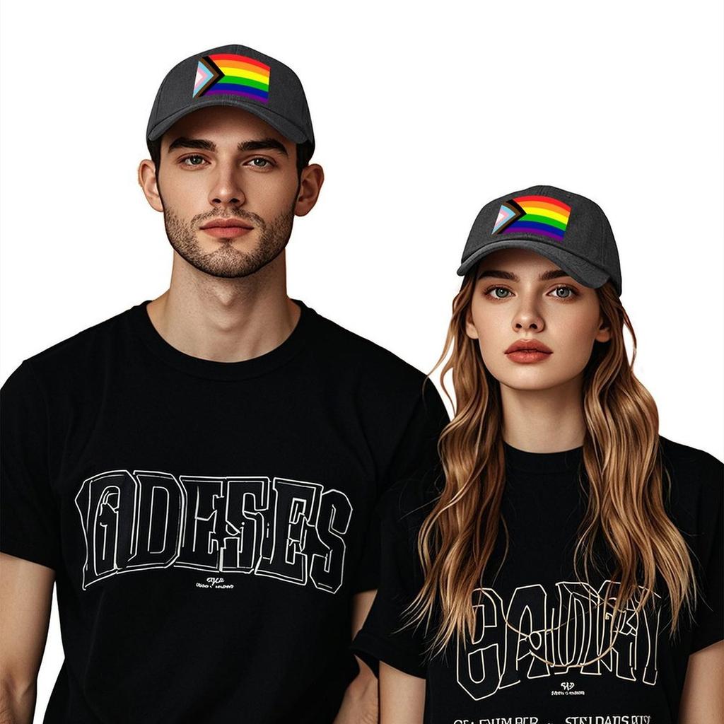 2026 Progress Pride Flag Baseball Cap Sports Cap Golf Hat Genuine Funny Hat Hat Baseball Cap Men's Luxury Women's