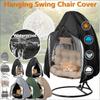 Patio Hanging Egg Chair Cover Waterproof 210D Heavy Duty Windproof Single/Double Swing Seat Chair Slipcover Garden Dust Protect