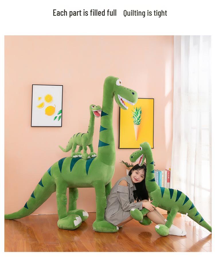 Großes Dinosaurier Plüschtier Kissen - Niedliches Begleitgeschenk für Jungen