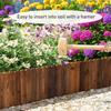 Wood Garden Edging Border Decorative Landscape Edging Planting Tree Fence Flower Bed Fences.